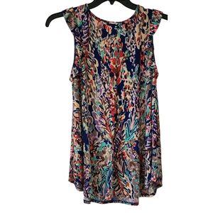 Beeson River Multicolored Blouse Size Small